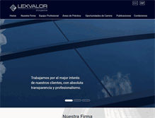 Tablet Screenshot of lexvalor.com